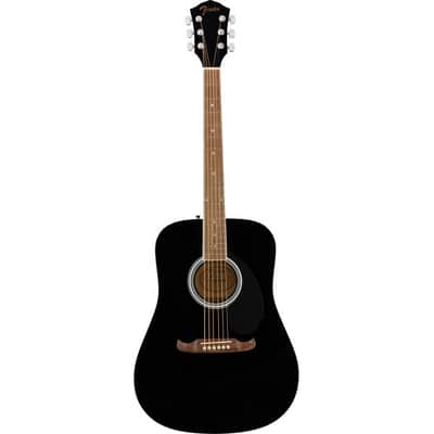 FENDER FA-125 BK Dreadnought Akustik-Gitarre black image 1