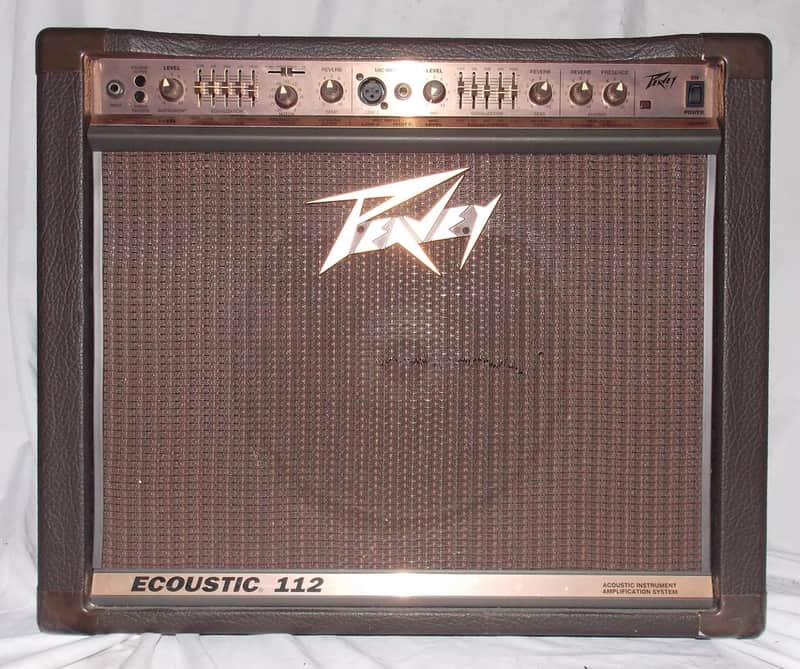 Peavey Ecoustic 112 100-Watt 1x12" Acoustic Instrument Amplification System 1990s - Brown image 1