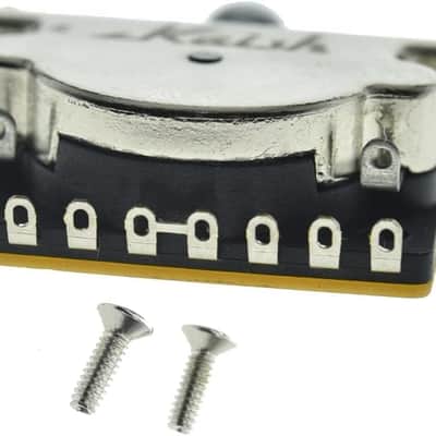 Heavy Duty 5 Way Guitar Pickup Lever Switch Guitar Pickup Selector Switch for Strat Tele with Plastic Chrome Tip image 3