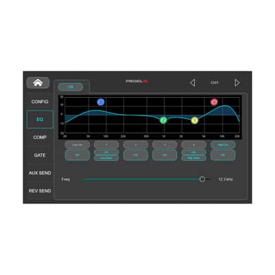 Proel Digipad8 Digital Mixer with Motorised Faders image 7