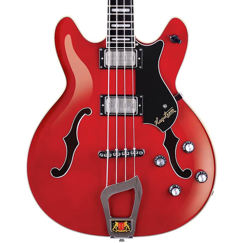Hagstrom Viking Bass Wild Cherry Transparent image 1