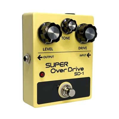 Kosko FX Super Overdrive, SD-1 Clone 2025 Yellow, Aluminium box image 2