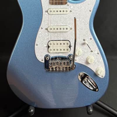 G&L Tribute Legacy HSS Electric Guitar Lake Placid Blue Finish image 1