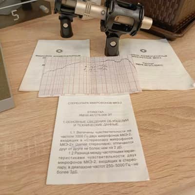 condenser VTG microphone pair Oktava MKE-2 XLR image 14