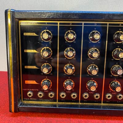 1976-Evans MA-100 Deluxe Vocal Mixer with large reverb tank image 4