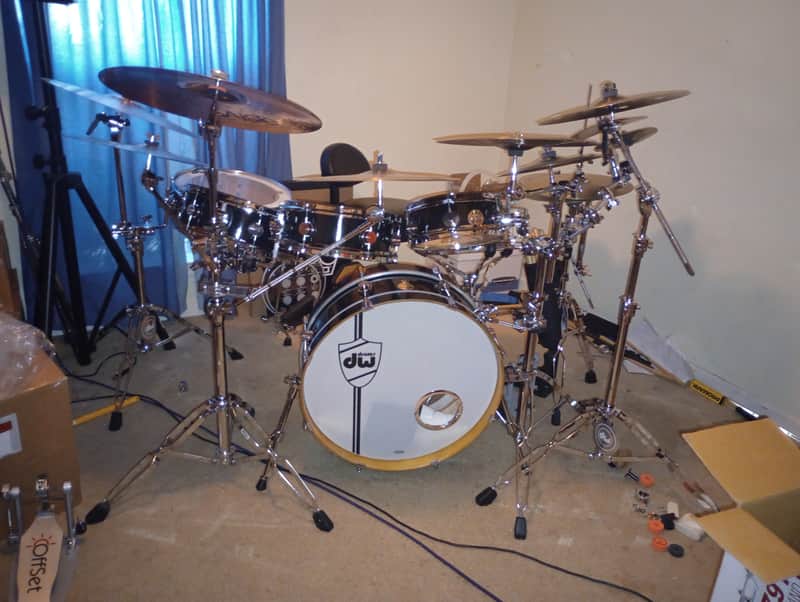 (SEE VIDEO) 6 PIECE DOUBLE HEADED MODIFIED PANCAKE KIT SHELL PAK - ONYX LACQUER - FREE SHIP TO C-USA! image 1