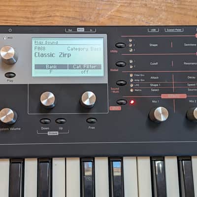 Waldorf Blofeld Keyboard 49-Key Synthesizer 2009 - Present - Black Shadow