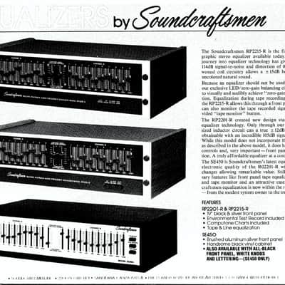 Vintage Soundcraftmen RP2215-R 10 Band Graphic Stereo Equalizer Bild 12
