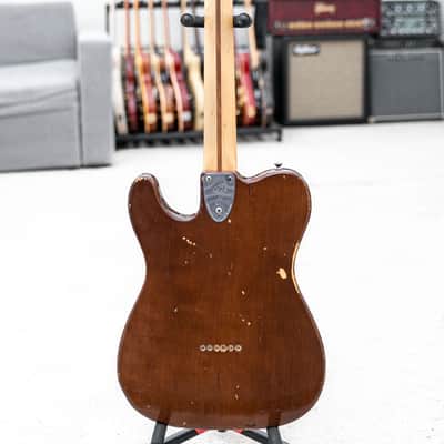 1978 Fender Telecaster Custom with Maple Fretboard in Walnut (Mocha) 7.2lbs image 4