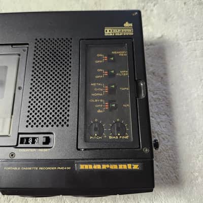Super Clean Marantz PMD430 CP430 Rebuilt 3-Head Portable Cassette W/Accessories image 4