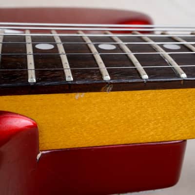 Fender MG-69 Mustang Reissue MIJ 2010 Candy Apple Red w/ Matching Headstock Japan w/ Bag image 11