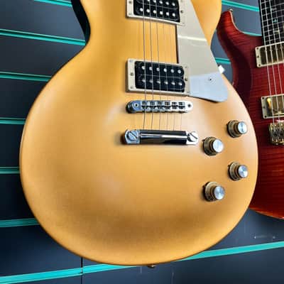 Gibson Les Paul '50s Tribute T Satin Gold Top Dark Back 2016 Electric Guitar image 3