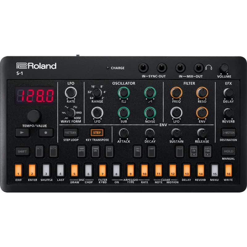 NEW Roland S-1 AIRA Compact Tweak Synthesizer - Black, In Stock and Ships Fast!! image 1