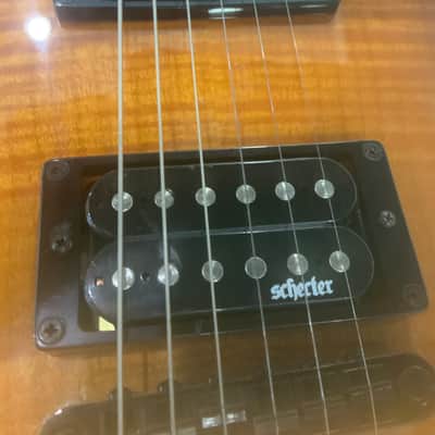 Schecter C-6 Elite 2018 - Present - Vintage Sunburst image 5