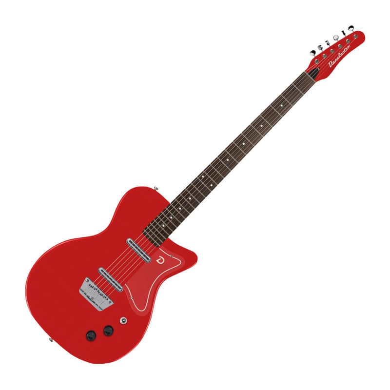 Danelectro 56 Baritone Electric Guitar, Red image 1