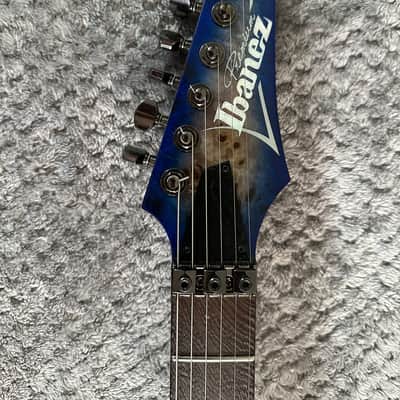 Ibanez RG1070PBZ-CBB Premium 2017 - 2019 - Cerulean Blue Burst image 2