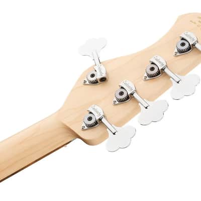 Sadowsky MetroLine 21-Fret Vintage J/J Bass-Red Alder Body-5 String-Bora Blueburst Transparent Satin image 5