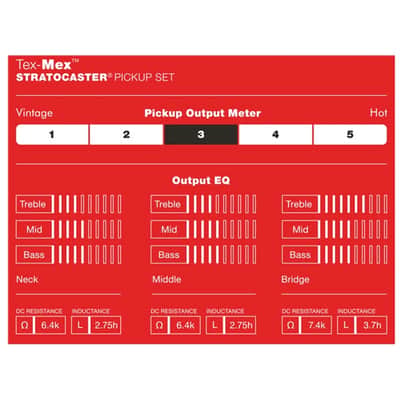 Fender Tex Mex Pickup Set - Strat image 3