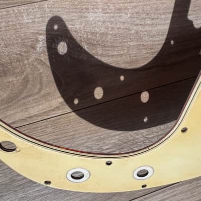 '72 thru '79 Fender Precision 73 vintage celluloid 70's pickguard USA RI image 6