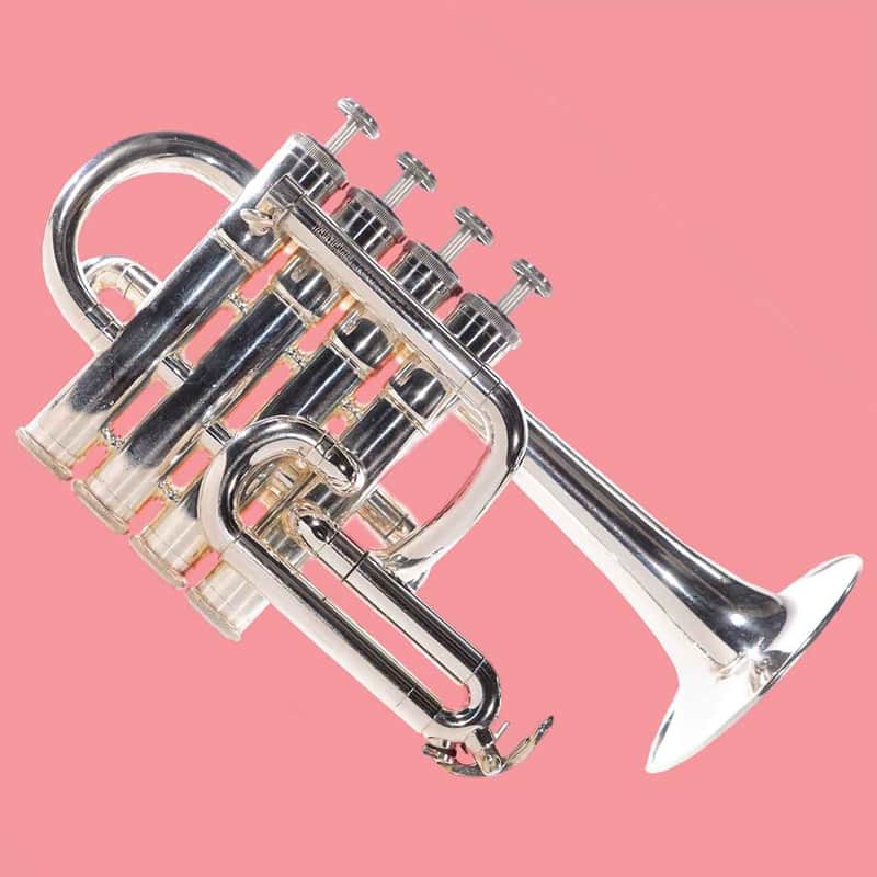Yamaha YTR-6810S Piccolo Trumpet Silver USED image 1
