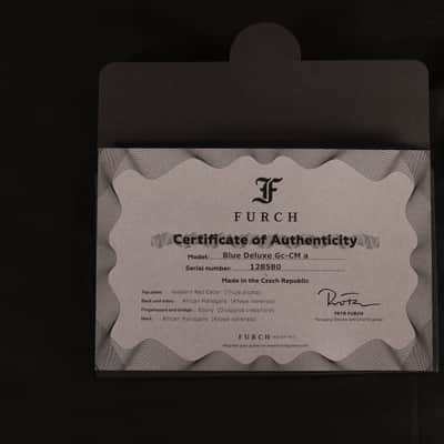 2025 NEW NECK Furch Blue Deluxe Gc-CM a Western Red Cedar / African Mahogany with Case CNR SYSTEM ACTIVE 580 image 12