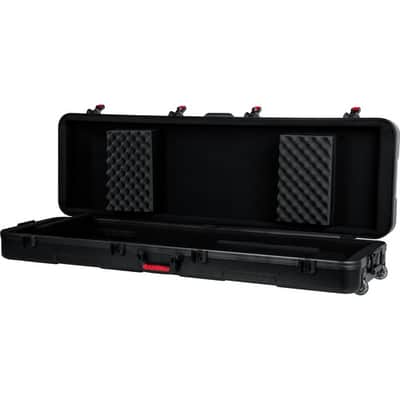 Gator TSA Series ATA Molded Polyethylene Keyboard Case w/ Wheels for Slim 88-note Keyboards GTSA-KEY88SL image 3
