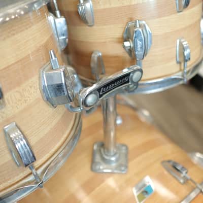 Vintage Mid-70s Ludwig Butcher Block 4-Piece Shell Pack 12/13/16/22 image 9