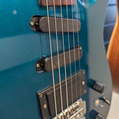 Memphis Electric Guitar 303MB - Teal Blue image 2