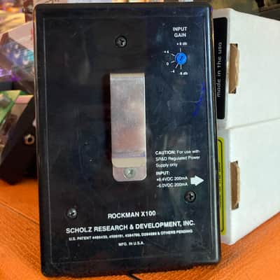 Scholz Research and Development SR&D Rockman X100 by Tom Scholz USA 🇺🇸 1980s - Black image 2