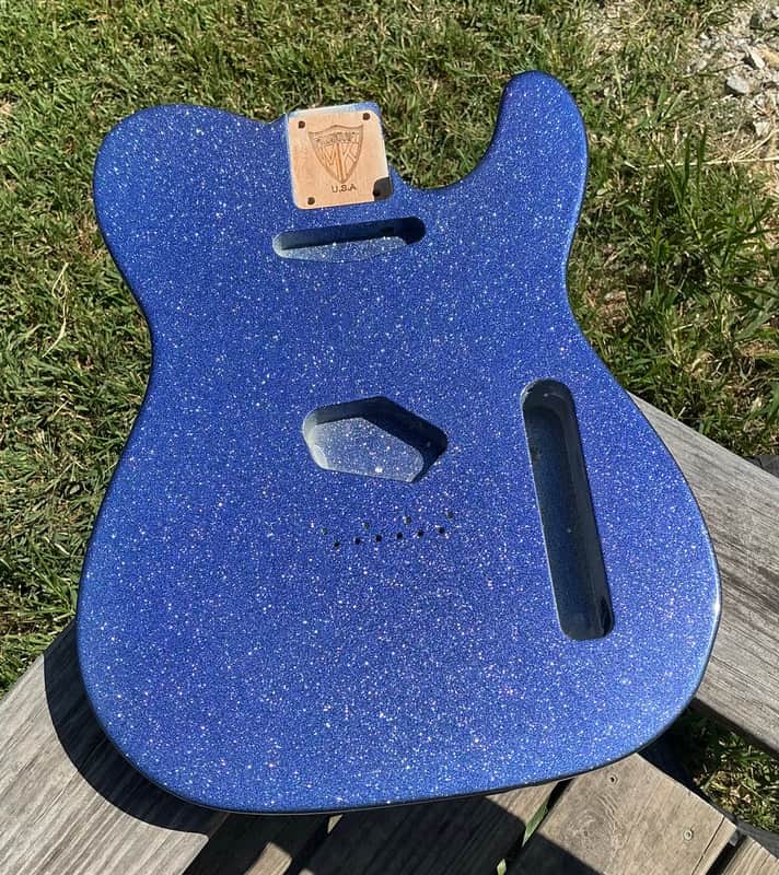Show Me Nitro Finishes Nitro Lacquer T-Style - Blue Flake image 1