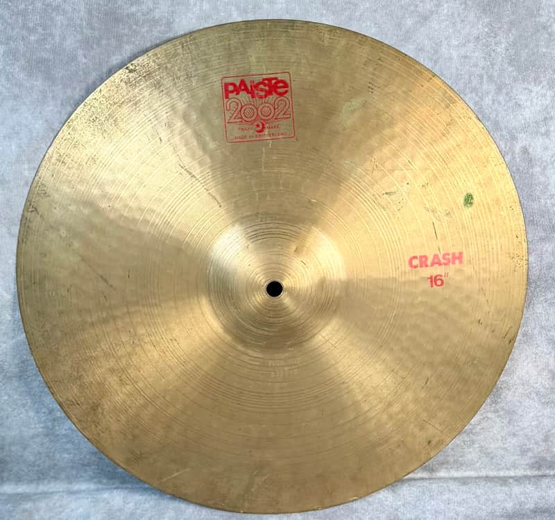 Paiste 16" 2002 Crash Cymbal 1980 - Present - Traditional image 1