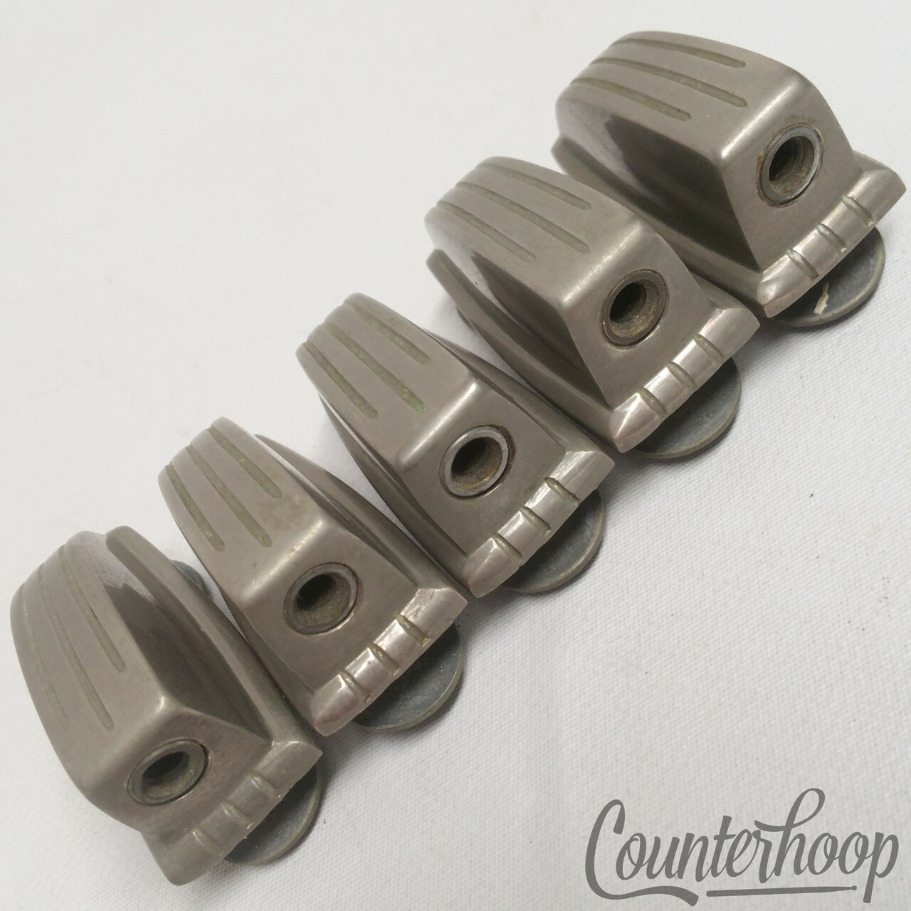 Ludwig 5x Tom/Snare Drum Small Super Classic Lugs Nickel 1 1/4" Vintage 40s-50s — main photograph