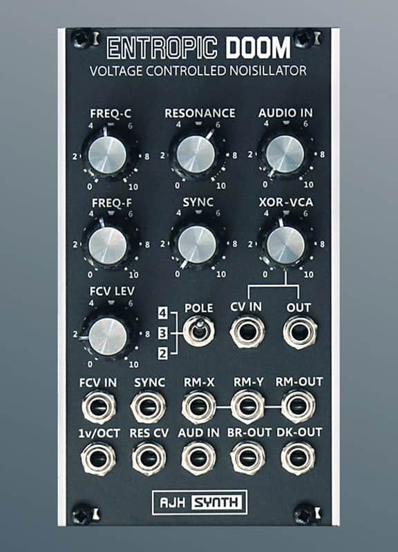 AJH SYNTH ENTROPIC DOOM VC NOISILLATOR BLACK : BRAND NEW :  [DETROIT MODULAR] image 1