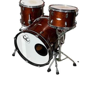 C&C Drums  Maple 3pc Kit in Walnut w/ SKB Hardshell Cases image 1