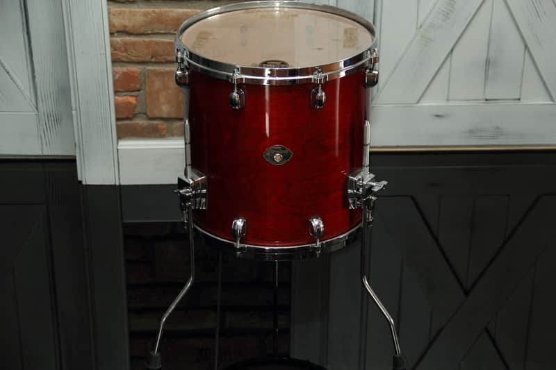 RARE Tama Starclassic Performer Birch 14"x14 Floor tom  - Royal Walnut image 1