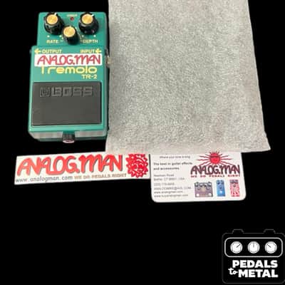 Analogman Boss TR-2 Tremolo with Mod 2010s - Green - X13671 image 1