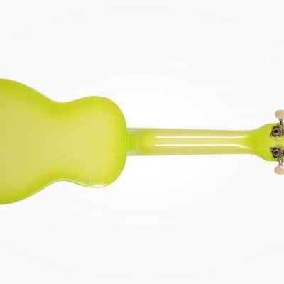 Kala MK-SD/GRNBURST Makala Dolphin Soprano Ukulele Green Apple Burst NEW image 3