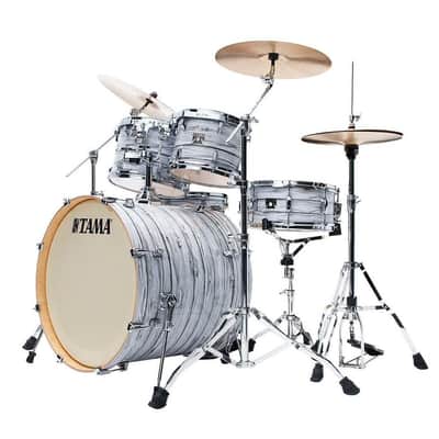 Tama Superstar Classic 5pc Drum Set Ice Ash Wrap image 2