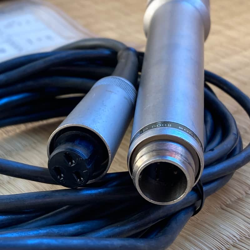 ☆ 1970s ☆ Sony ECM-280 ☆ Electret Condenser Microphone 600Ω