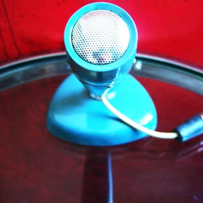 Vintage 1960's Lafayette 99-4530 dynamic microphone w stand & cable Calrad Lafayette prop display # 1 image 6