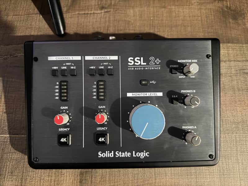 Solid State Logic SSL 2+ USB Audio Interface 2020 - Present - Black image 1