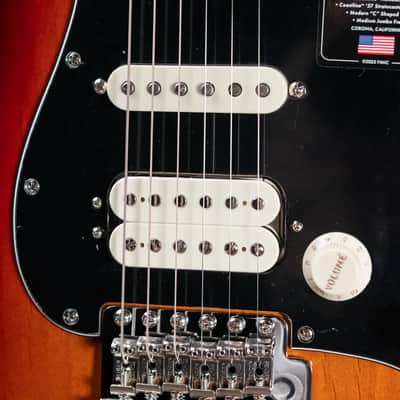 Fender American Professional Classic Stratocaster HSS Electric Guitar - 3-Color Sunburst with Gig Bag image 8