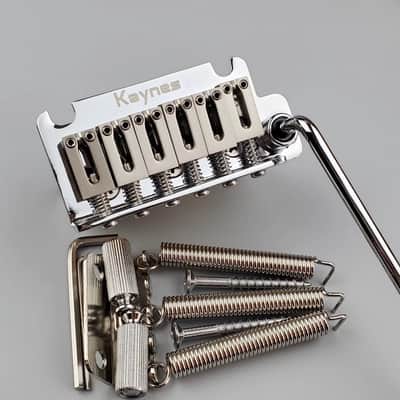 Fender ST etc 56mm electric guitar mini double tremolo bridge tailpiece tremolo system with brass image 2