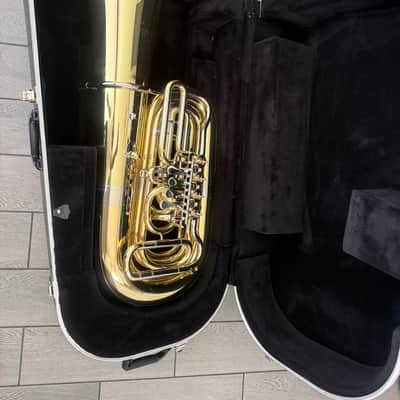 Miraphone 186 BBb Tuba 2017 - Yellow Brass image 5