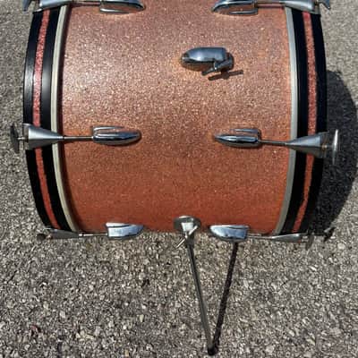 Vintage Slingerland 20” Bass Drum 1960’s - Pink Sparkle image 4