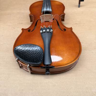 Josef Florenz Luby (Schonbach) 4/4 Violin Outfit w/ Bow & Hard Case – Used – Needs Chinrest Hardware Replacement image 6