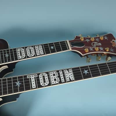 TNM BD Special Double Neck Electric Guitar with Original Case image 21