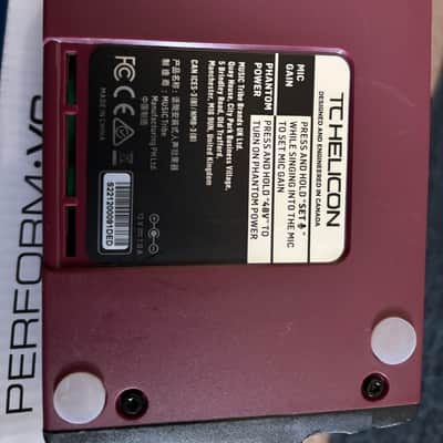 TC Helicon Perform-VG 2017 - 2021 - Red image 7