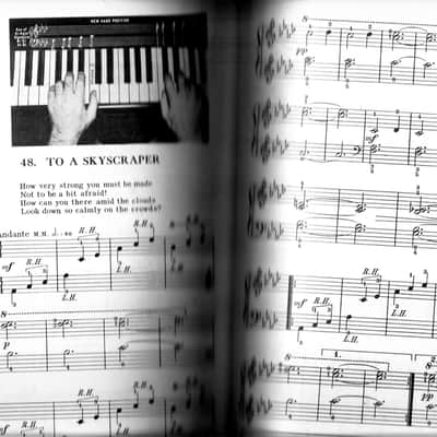 MODERN COURSE For The Piano, The First Grade John Thompson Book Something New, The Study of the Piano, Antique the Willis Music Co. Book image 8