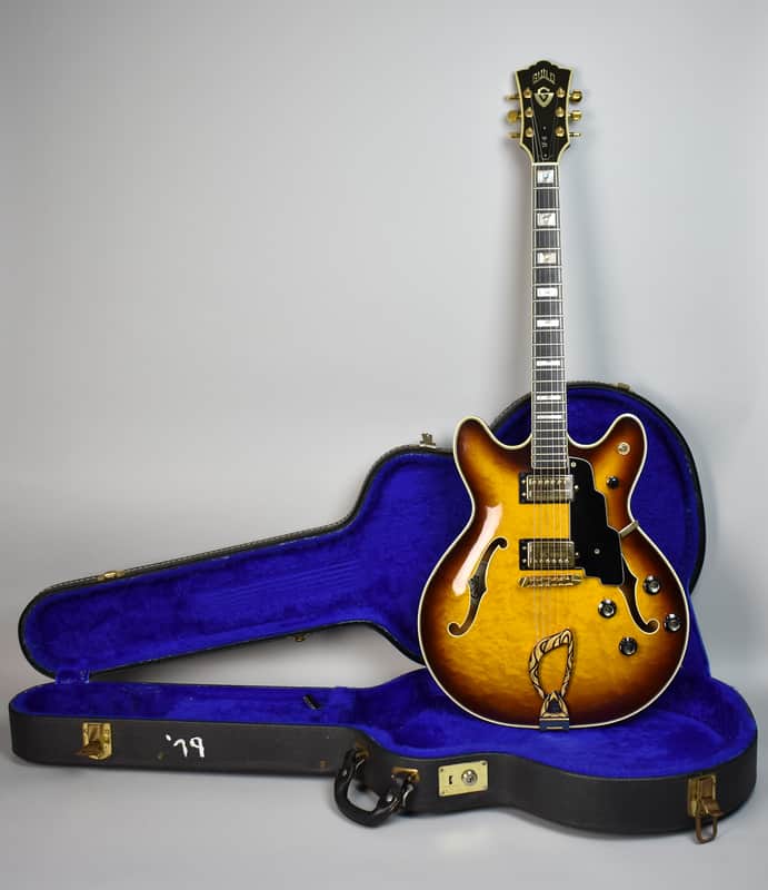 1979 Guild Starfire VI Vintage Original Electric Guitar Sunburst w/OHSC image 1